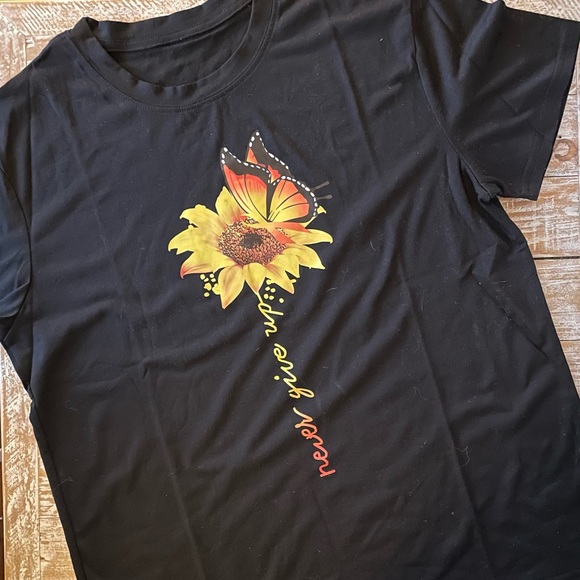 🌻Never Giver Up MS Awareness Women's T-Shirt🌻 🆕 - Picture 6 of 10